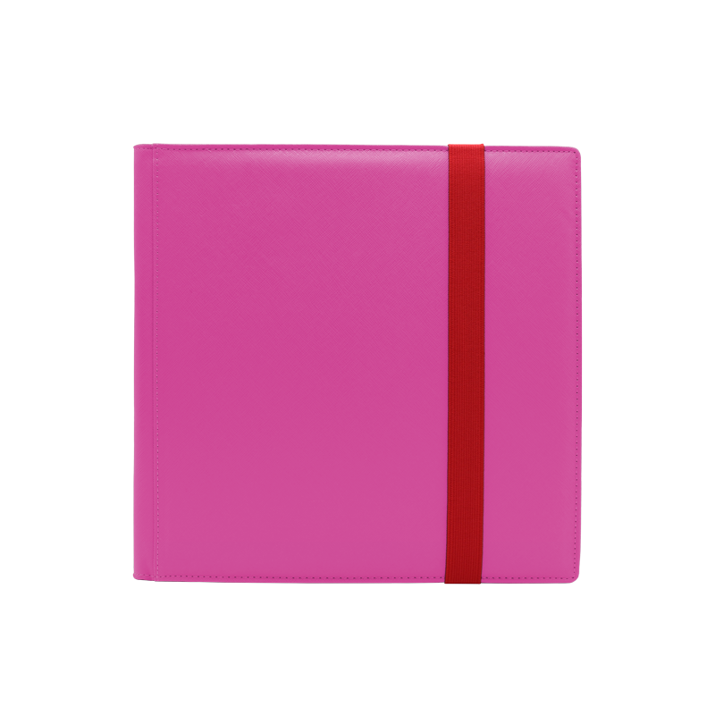 Red Dex Protection Zip Binder 12 Pocket Card Storage Zipper Binder 